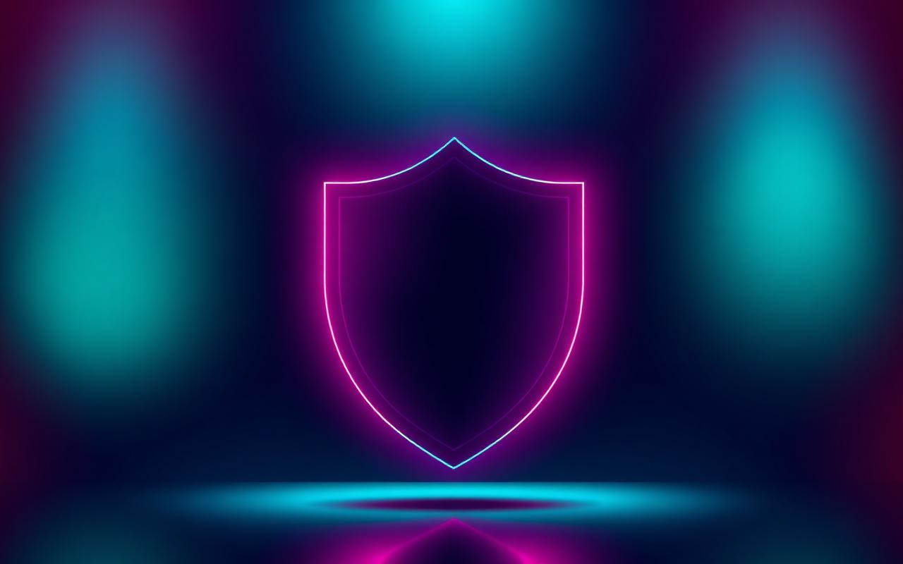 Neon schild als symbool voor regulering en bescherming