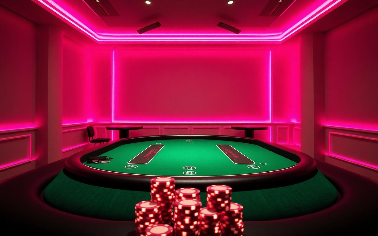Sfeerbeeld van een premium live casinotafel